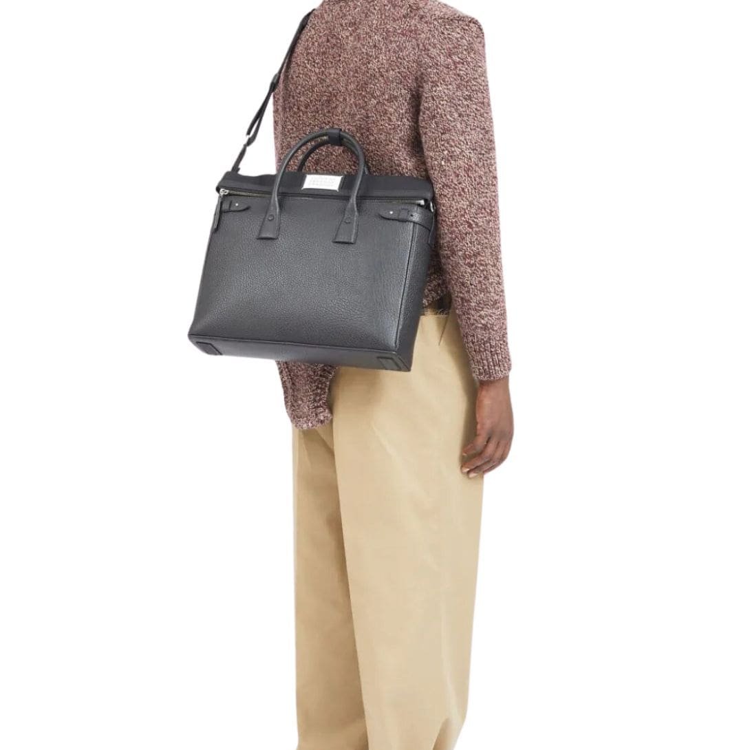 MAISON MARGIELA 5AC DAILY LEATHER TOTE BAG - Image 7