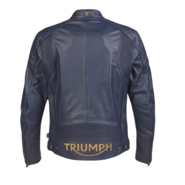 TRIUMPH BRADDAN LEATHER MOTORCYCLE JACKET - Image 2