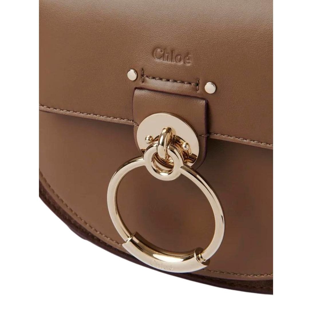 CHLOE SMALL TESS BAG DARK NUT - Image 7