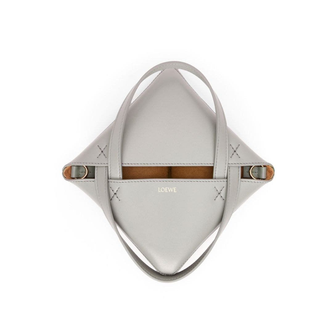 LOEWE PUZZLE FOLD TOTE MINI BAG IN SHINY CALFSKIN - Image 7