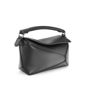 LOEWE MINI PUZZLE BAG IN SATIN CALFSKIN