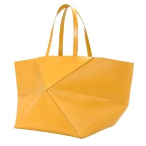 LOEWE XXL PUZZLE FOLD TOTE BAG IN SHINY CALFSKIN