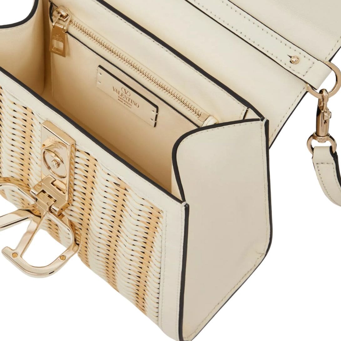 VALENTINO GARAVANI SMALL VSLING WICKER HANDBAG - Image 6