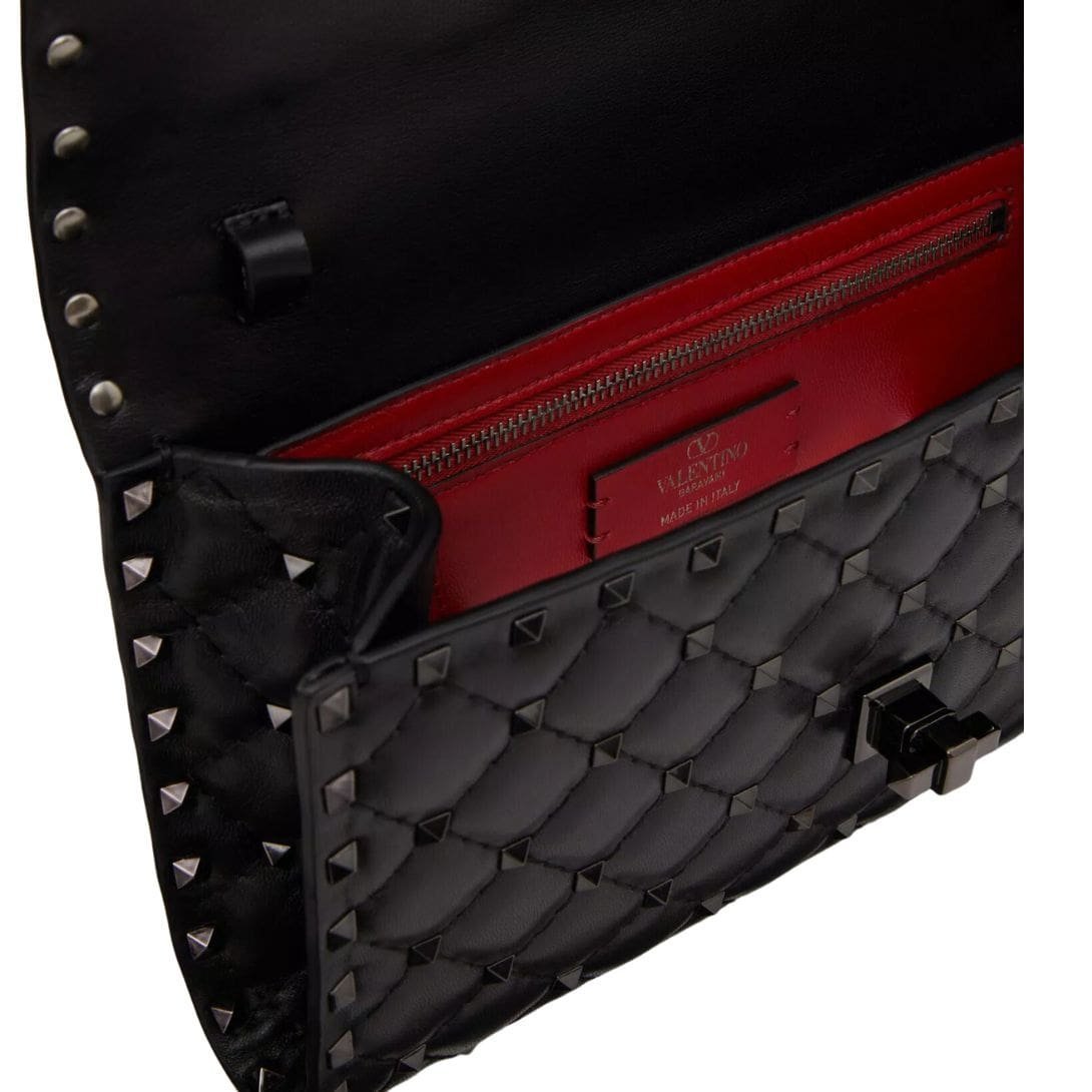 VALENTINO GARAVANI ROCKSTUD SPIKE CROSSBODY NAPPA LEATHER BAG - Image 6