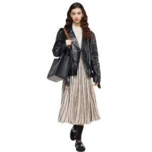 MCM LARGE MUNCHEN TOTE IN SPANISH CALF LEATHER BLACK