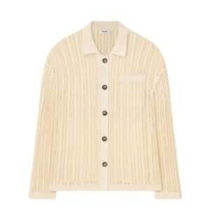 NANUSHKA JISKE CROCHET SHIRT WHITE