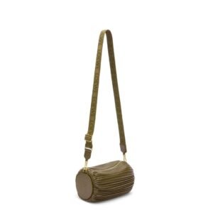 LOEWE LARGE BRACELET CLUTCH BAG IN PLEATED NAPPA