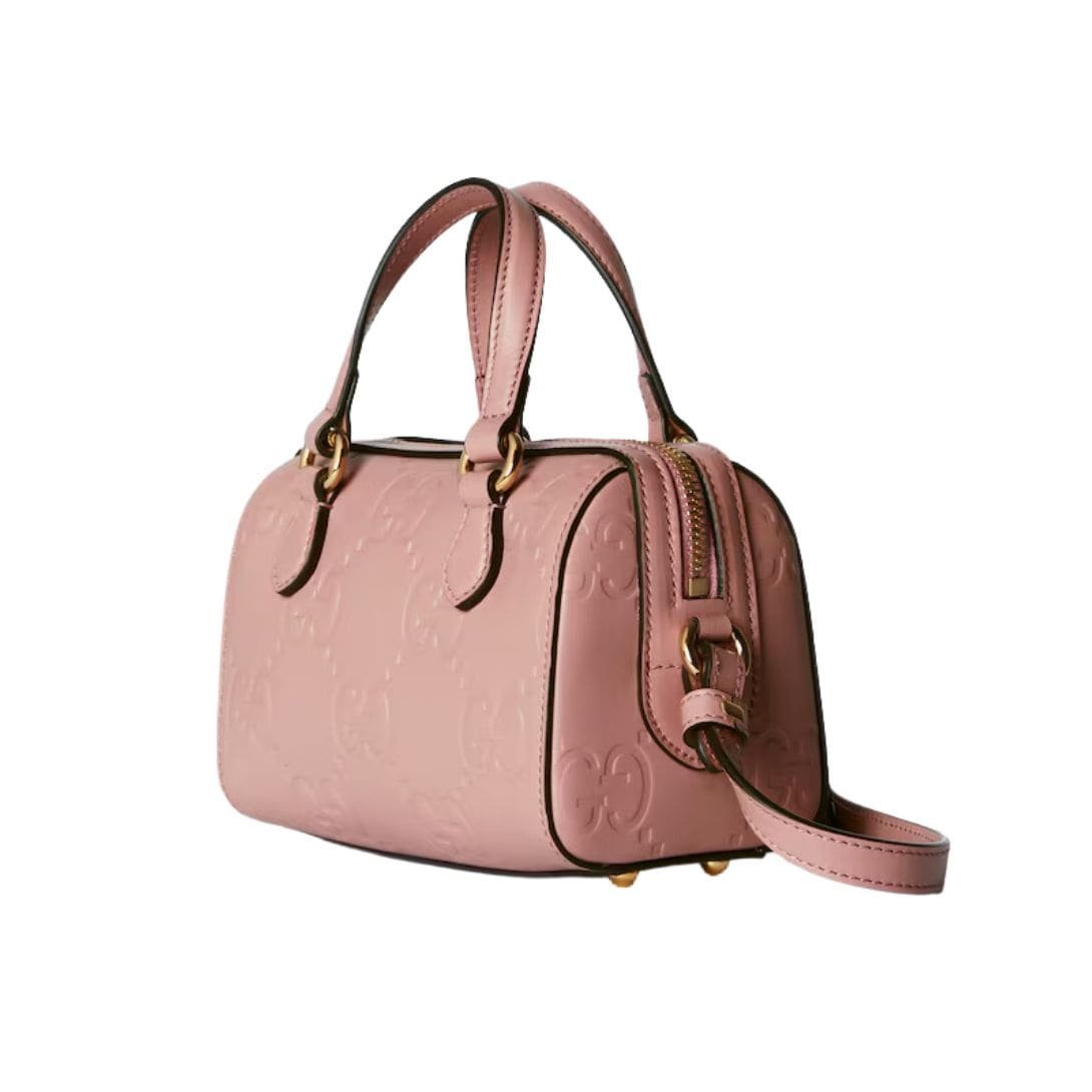 GUCCI GG SUPER MINI TOP HANDLE BAG IN ROSE BEIGE - Image 3