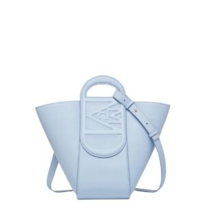 MCM LARGE MODE TRAVIA TOTE IN SPANISH NAPPA LEATHER BLUE