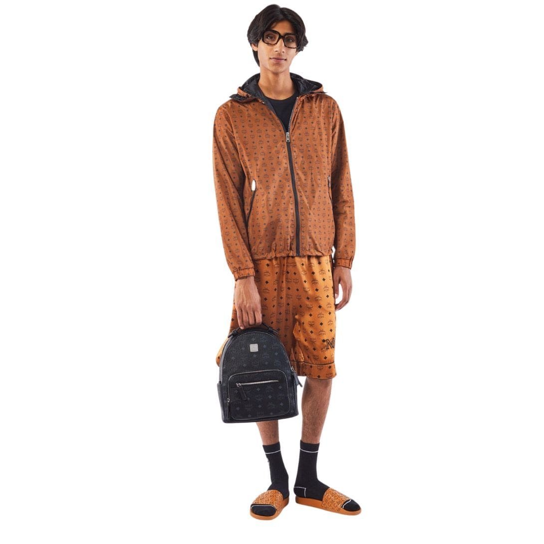 MCM SMALL STARK BACKPACK IN VISETOS BLACK - Image 3