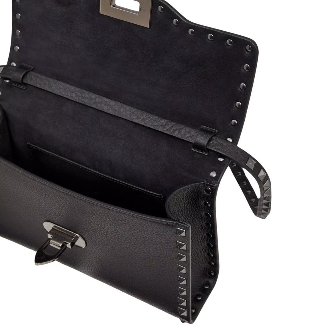 VALENTINO GARAVANI SMALL ROCKSTUD GRAINY CALFSKIN CROSSBODY BAG - Image 6