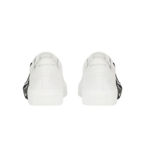 GIVENCHY CITY SPORT SNEAKERS IN LEATHER WITH TAG EFFECT 4G PRINT