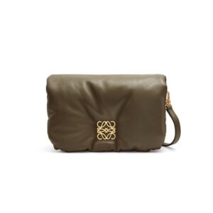 LOEWE GOYA PUFFER MINI BAG IN SHINY LAMBSKIN