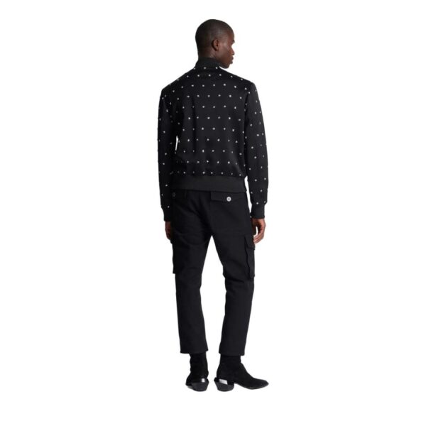 BALMAIN STARS EMBROIDERED BOMBER JACKET - Image 2