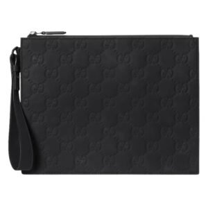 GUCCI GG RUBBER EFFECT POUCH