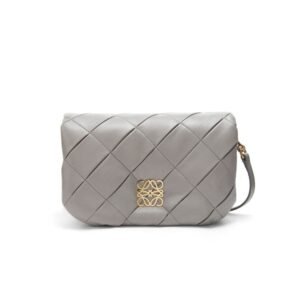 LOEWE GOYA PUFFER MINI BAG IN SHINY LAMBSKIN