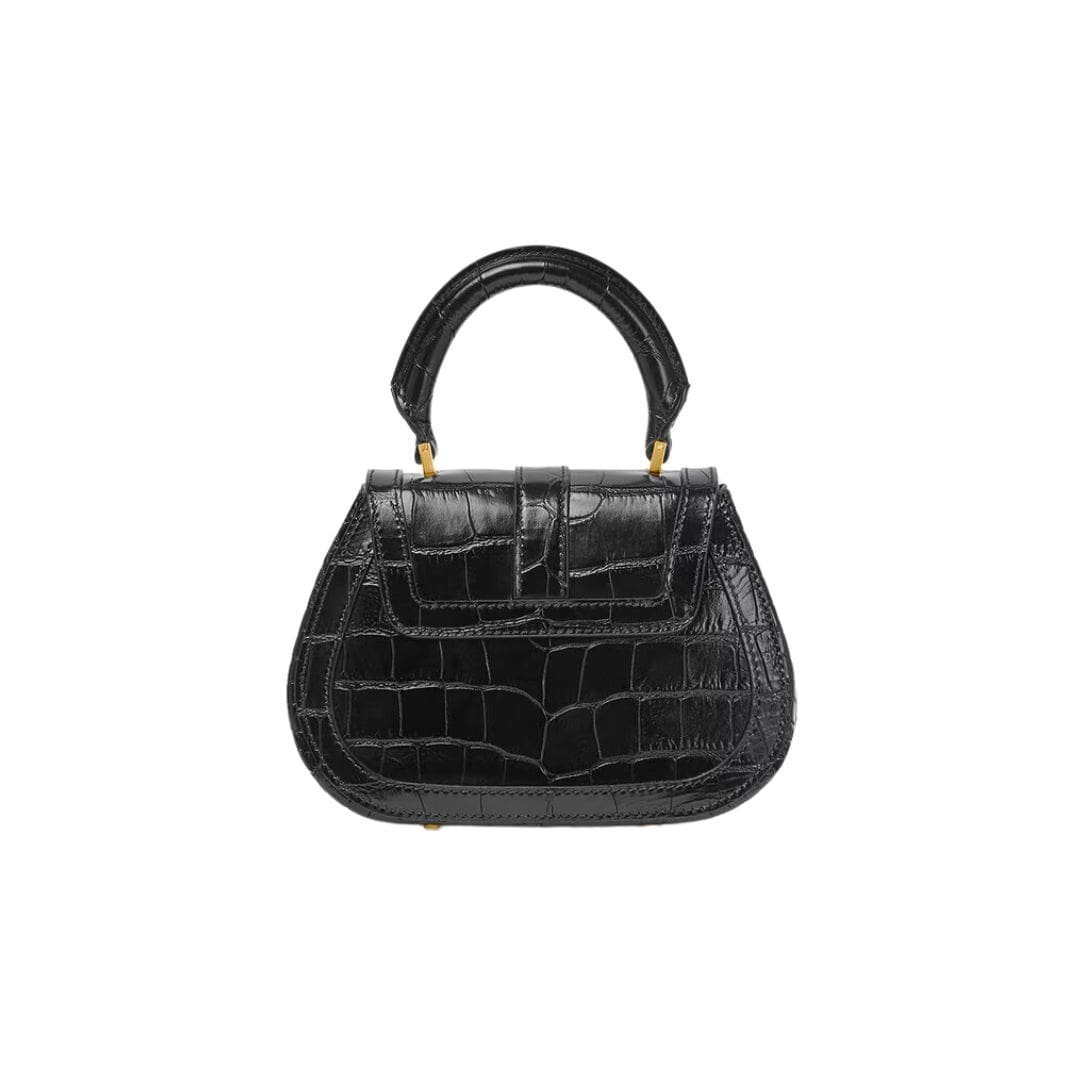 VERSACE CROC-EFFECT GRECA GODDESS MINI BAG - Image 3