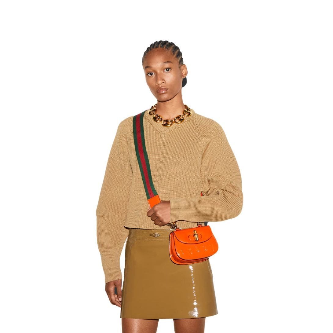 GUCCI BAMBOO 1947 MINI TOP HANDLE BAG - Image 6