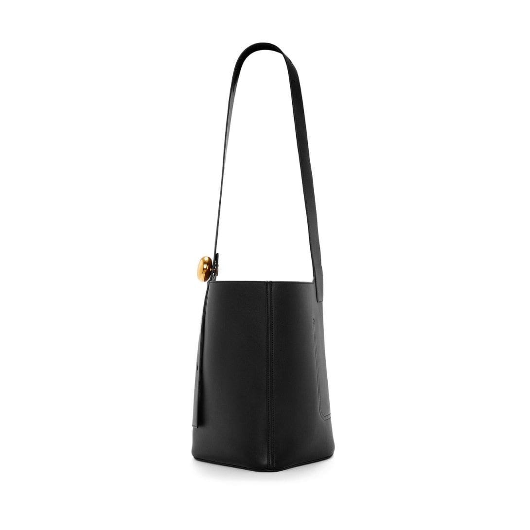 LOEWE MEDIUM PEBBLE BUCKET BAG IN SOFT CALFSKIN