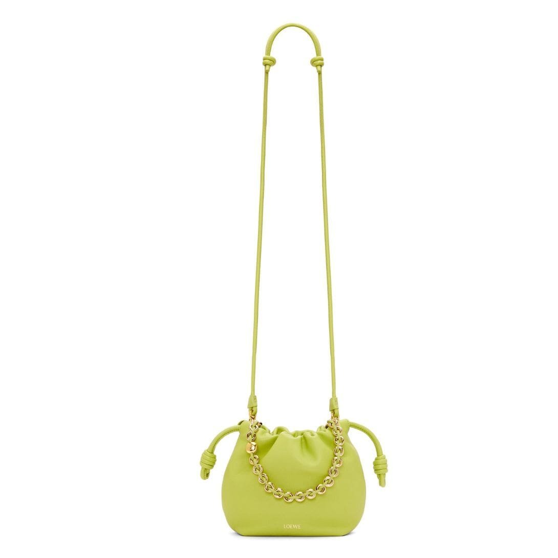 LOEWE MINI FLAMENCO PURSE BAG IN SOFT LAMBSKIN - Image 9