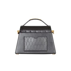BALMAIN JOLIE MADAME MEDIUM BAG IN CALFSKIN BLACK