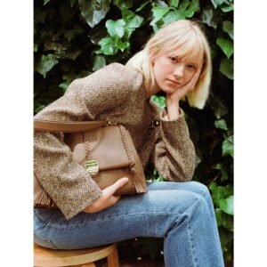 CHLOE PENELOPE MEDIUM SOFT SHOULDER BAG DARK NUT