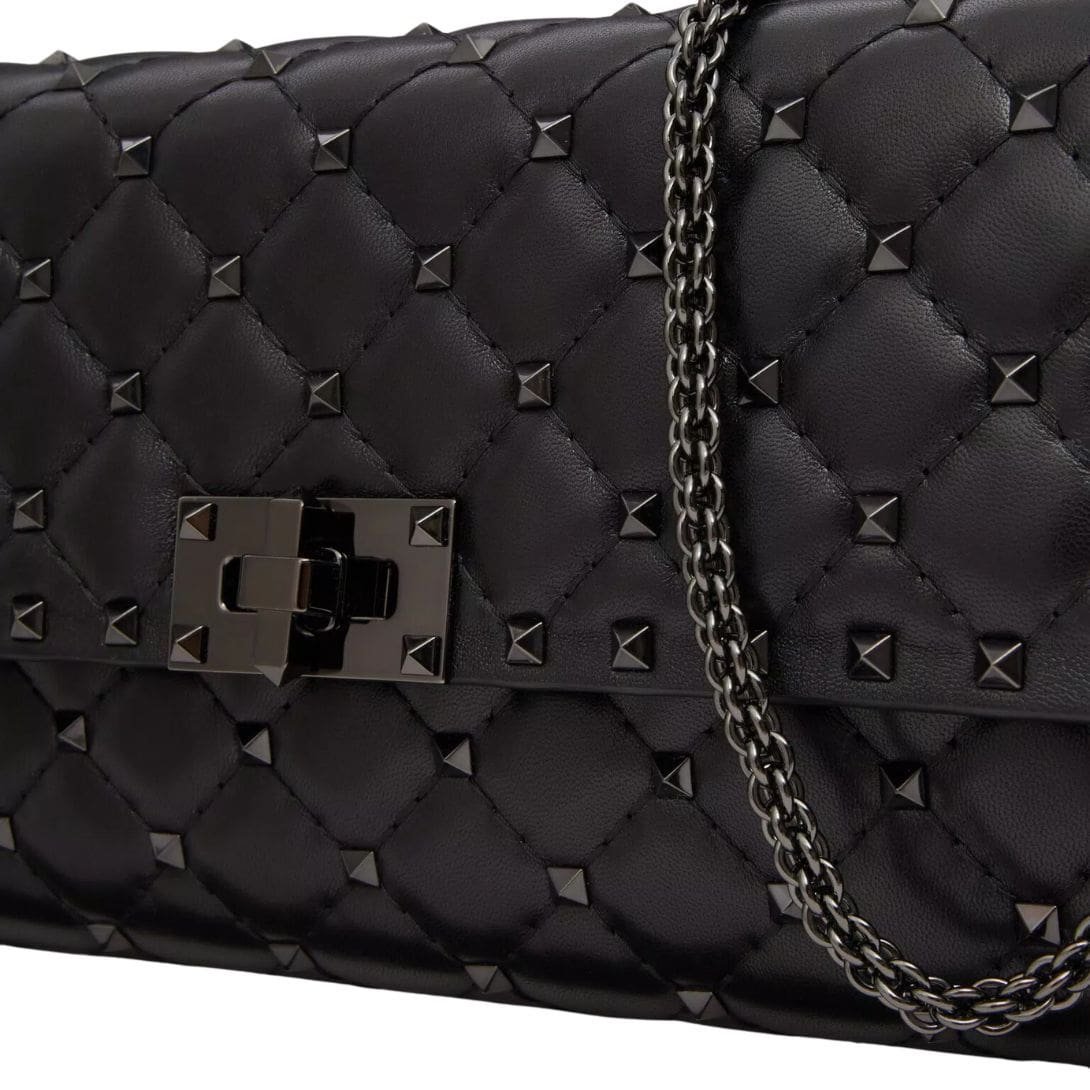 VALENTINO GARAVANI ROCKSTUD SPIKE CROSSBODY NAPPA LEATHER BAG - Image 7