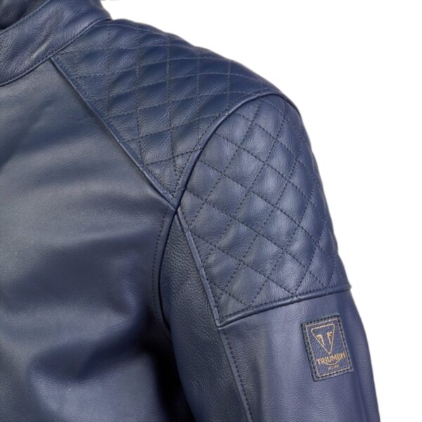 TRIUMPH BRADDAN LEATHER MOTORCYCLE JACKET - Image 4