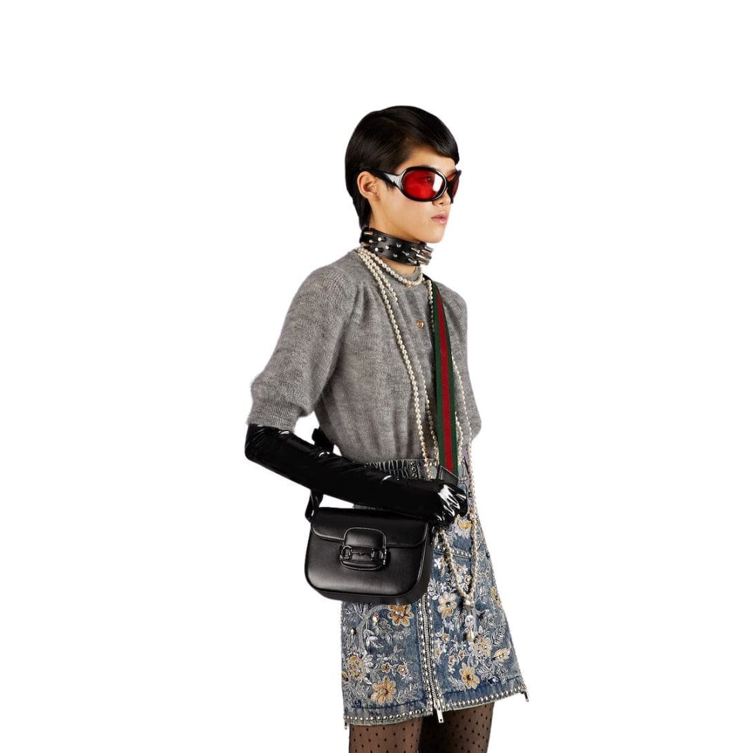 GUCCI HORSEBIT 1955 SMALL SHOULDER BAG - Image 8