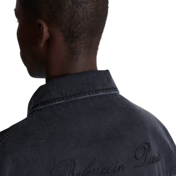 BALMAIN WORN EFFECT DENIM JACKET - Image 9