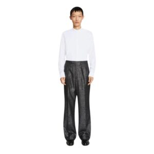 DRIES VAN NOTEN COTTON TUXEDO SHIRT