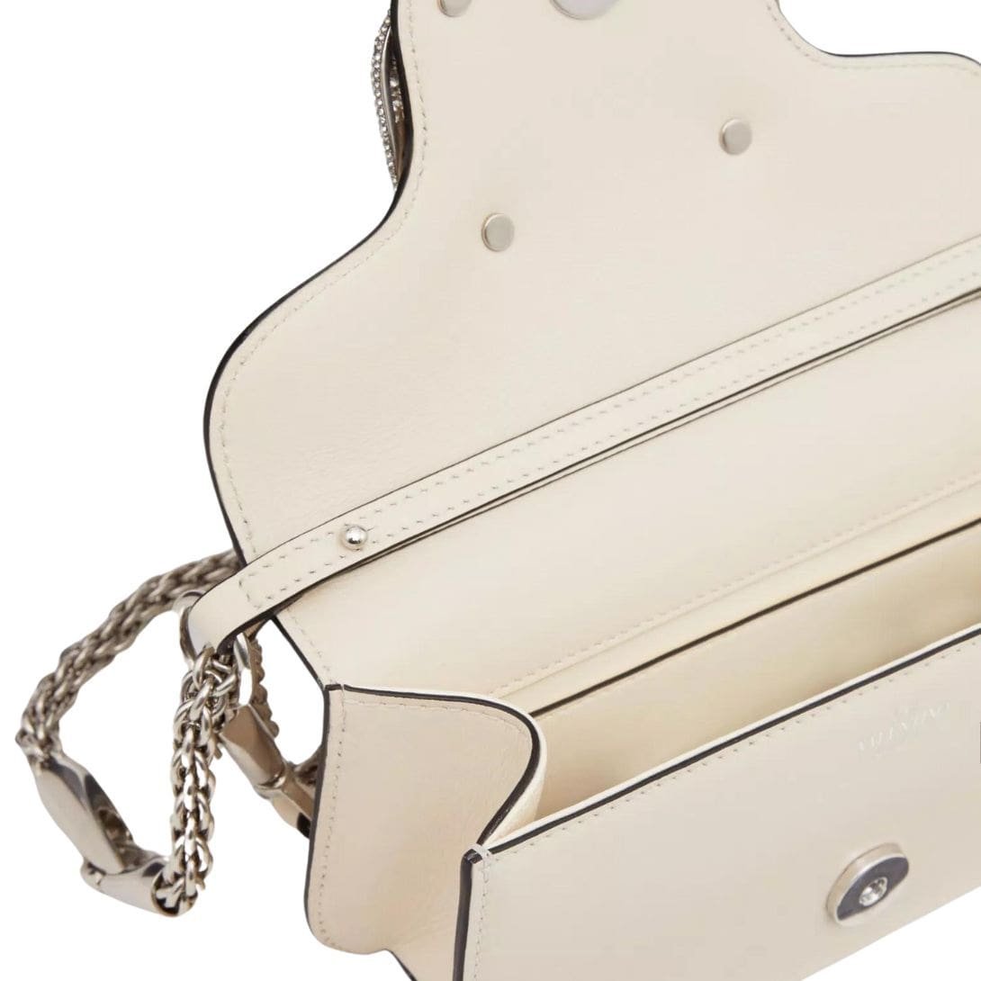 VALENTINO GARAVANI LOCÒ SMALL SHOULDER BAG WITH JEWEL LOGO - Image 7