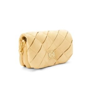 LOEWE GOYA PUFFER MINI BAG IN SHINY LAMBSKIN