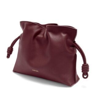 LOEWE MINI FLAMENCO CLUTCH BAG IN CALFSKIN NAPPA