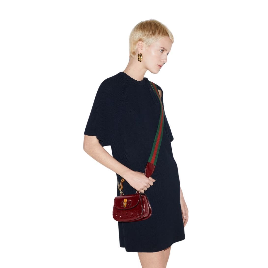 GUCCI BAMBOO 1947 MINI TOP HANDLE BAG - Image 8