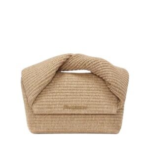 JWA MEDIUM TWISTER – RAFFIA TOP HANDLE BAG