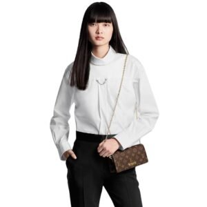 LOUIS VUITTON WALLET ON CHAIN LILY