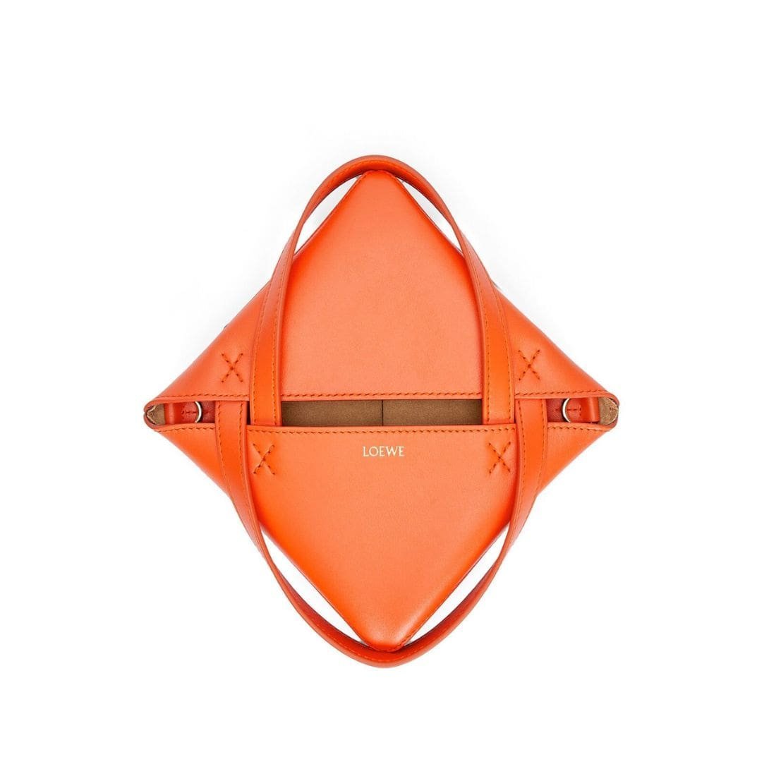 LOEWE PUZZLE FOLD TOTE MINI BAG IN SHINY CALFSKIN - Image 7