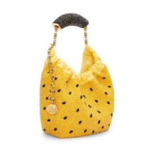 LOEWE MINI SQUEEZE BAG IN LEATHER WITH BEADS