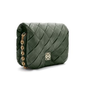 LOEWE GOYA PUFFER BAG IN SHINY LAMBSKIN