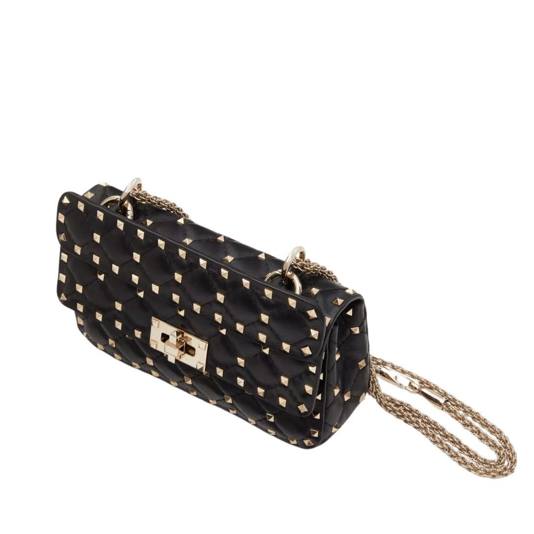 VALENTINO GARAVANI SMALL NAPPA ROCKSTUD SPIKE BAG - Image 9