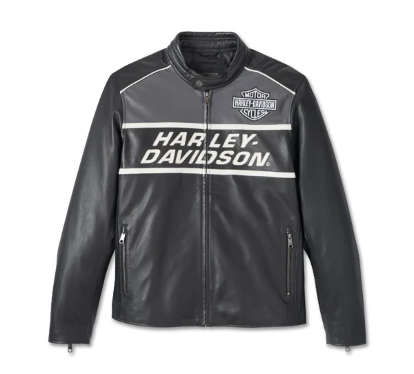 HARLEY DAVIDSON MEN'S FACTORY LEATHER JACKET