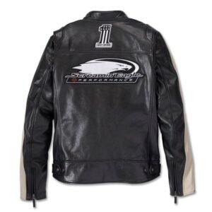 HARLEY DAVIDSON MEN ENDURO SCREAMING EAGLE LEATHER JACKET