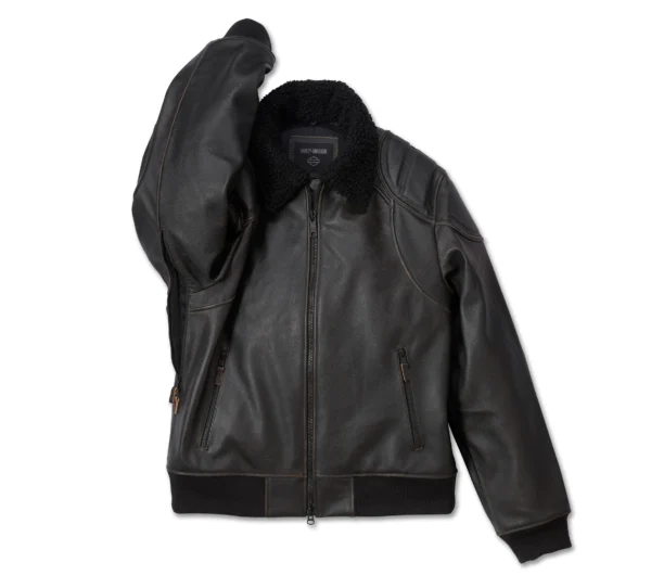 HARLEY DAVIDSON MENS ACCOLADE LEATHER JACKET - Image 3