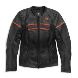 Women’s H-D Brawler Leather Riding Jacket