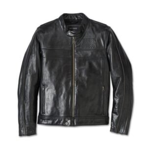 HARLEY DAVIDSON MENS HD CAFE RACER LEATHER JACKET