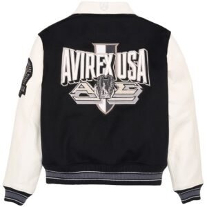Avirex Omega Wool Leather Jacket