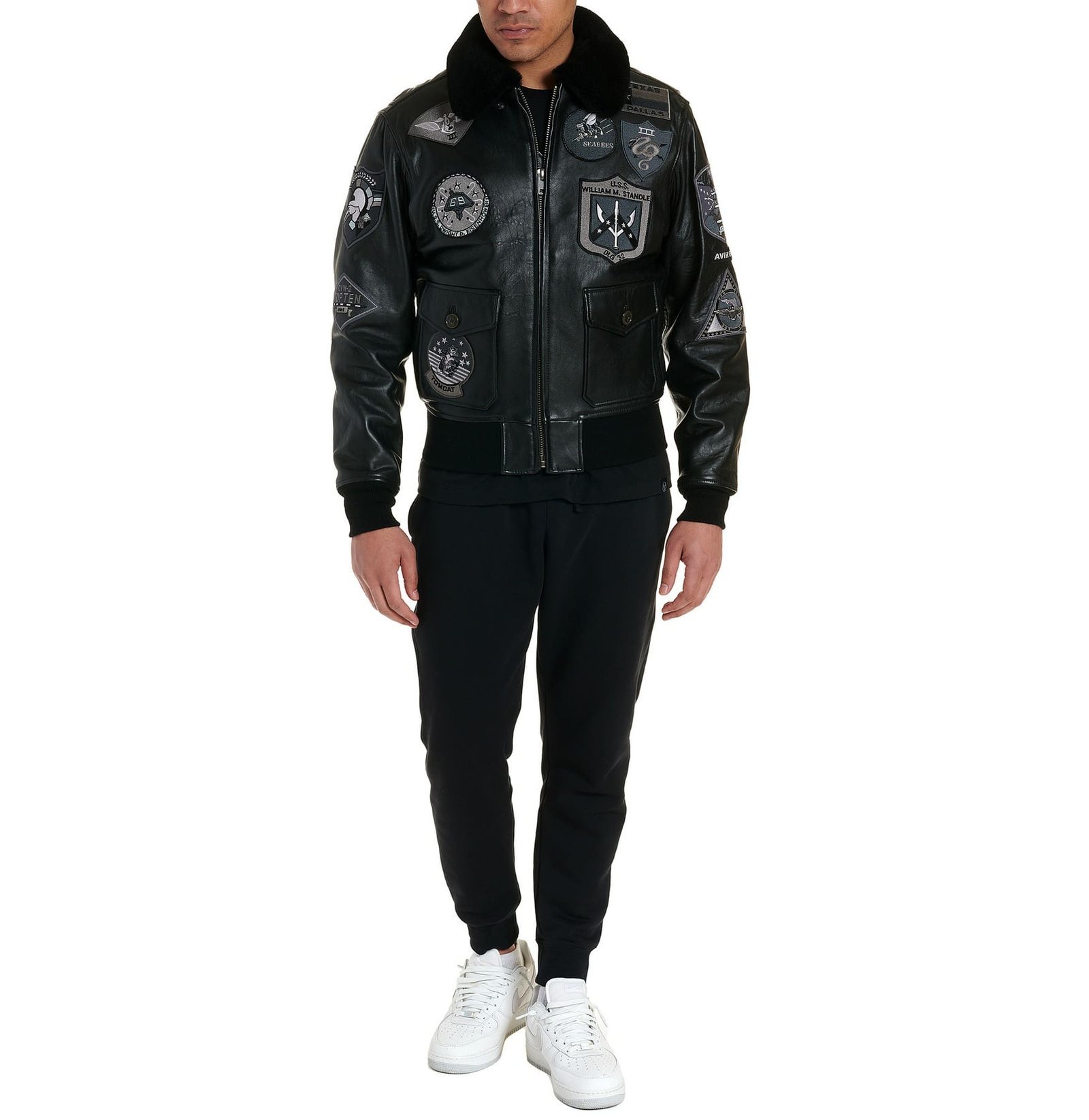 Avirex G1 Flight Leather Jacket - Image 6