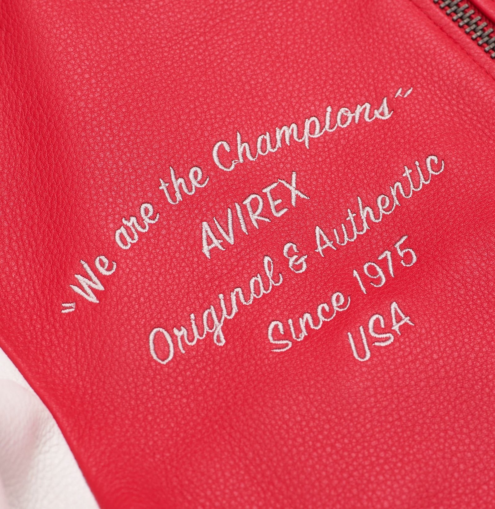 AVIREX WILD CAT VARSITY Leather Jacket - Image 9