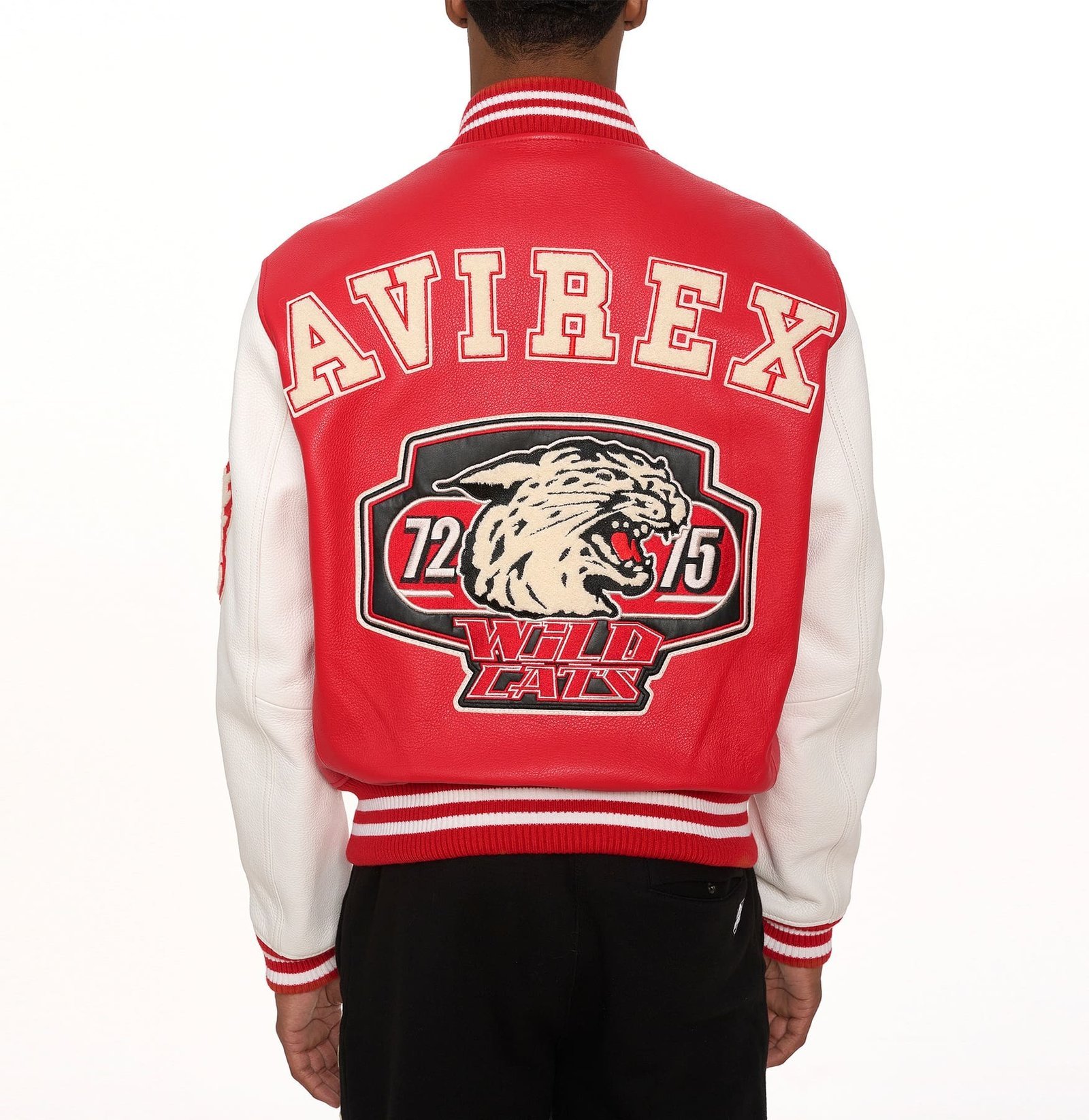 AVIREX WILD CAT VARSITY Leather Jacket - Image 4